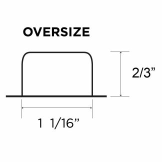 M-Blister, 30 ct Oversized,  2/3"