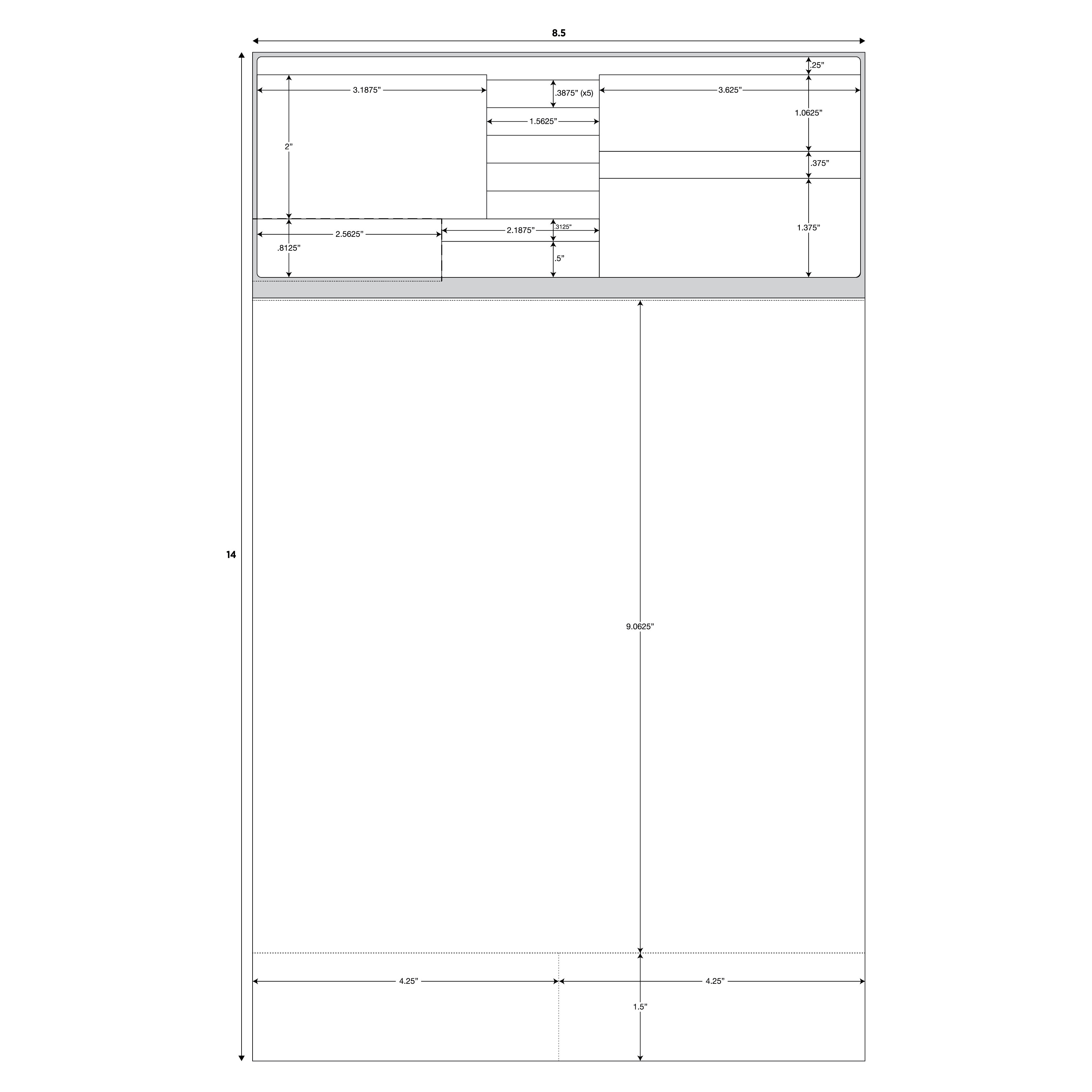 STYLE MM LASER RX LABEL - 8.5" x 14" - Image 2