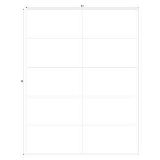 STYLE A83 LASER RX LABEL (SynMed) - 8.5" x 11"