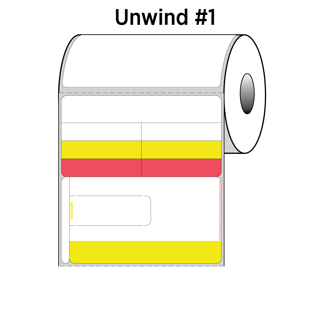 DT LABEL 3 13/16" x 4" w/ AUX. TYPE ZN. - Image 3