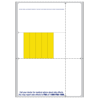 DT LABEL 4 1/4" x 6"; 5 PARTS + AUX LABELS