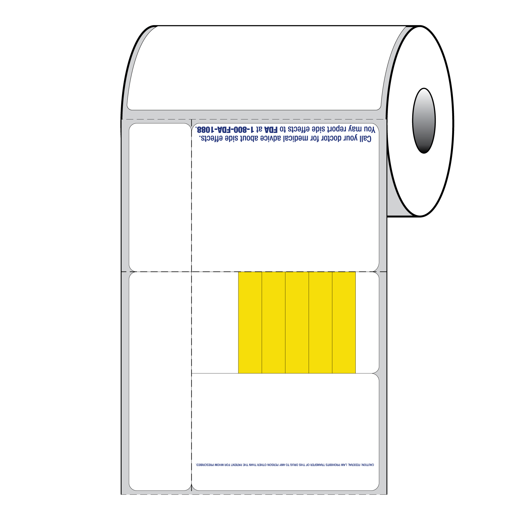 DT LABEL 4 1/4" x 6"; 5 PARTS + AUX LABELS - Image 3