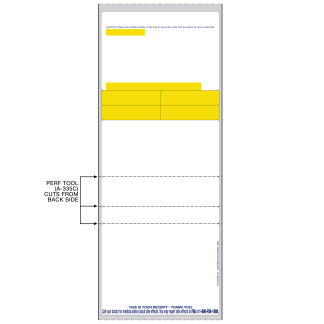 DT LABEL 3 1/8" x 8"; 5 PARTS + AUX LABELS; UnW#2