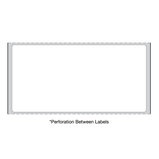 DT LABEL 4 1/8" x 2 1/8" - EXTERNAL CYCLE FILL LABEL w/out REORDER TAB, w/ PERF. (SKU# 5949)