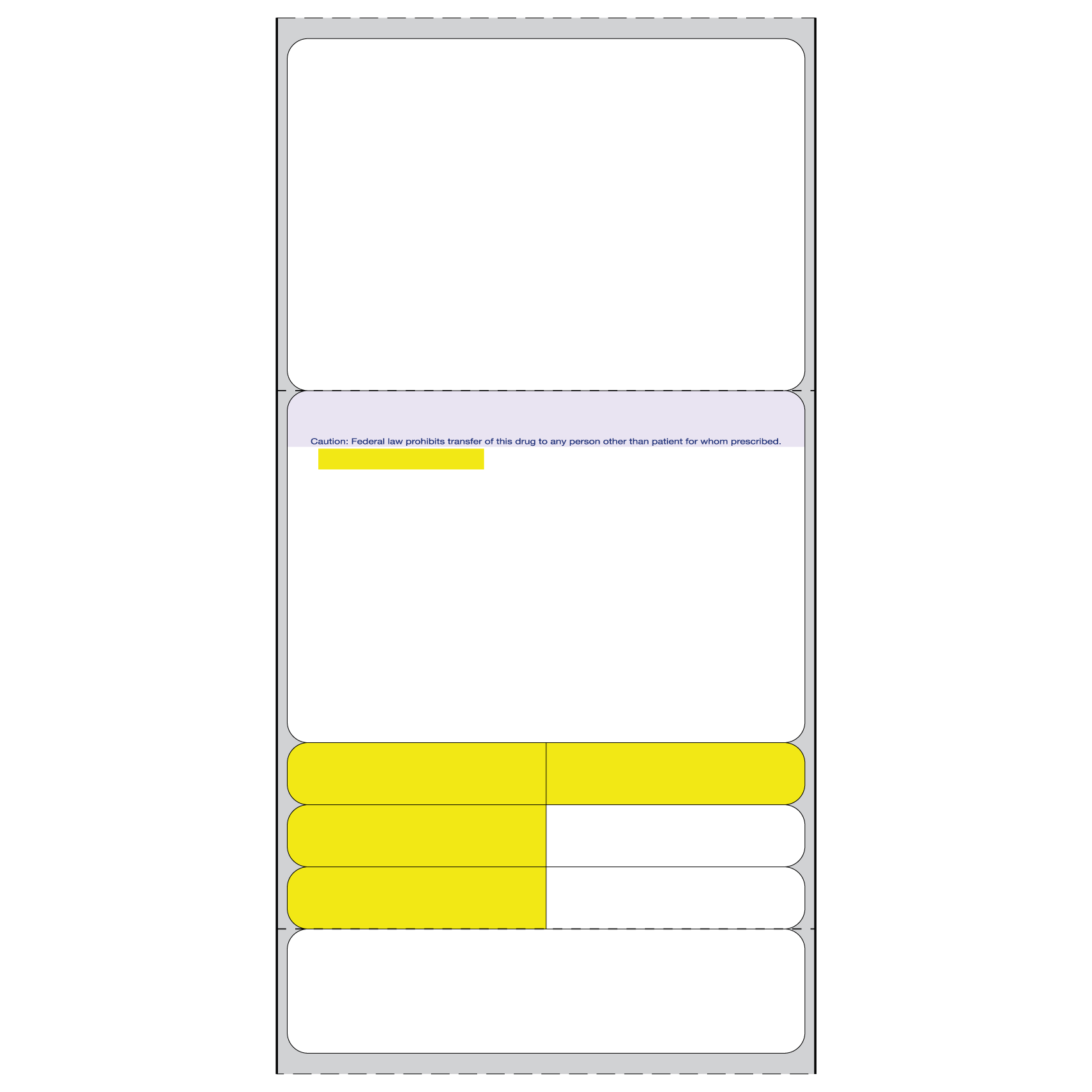 DT LABEL 3 1/4" x 6 3/8"; 3 PARTS + AUX LABELS; PRxPH
