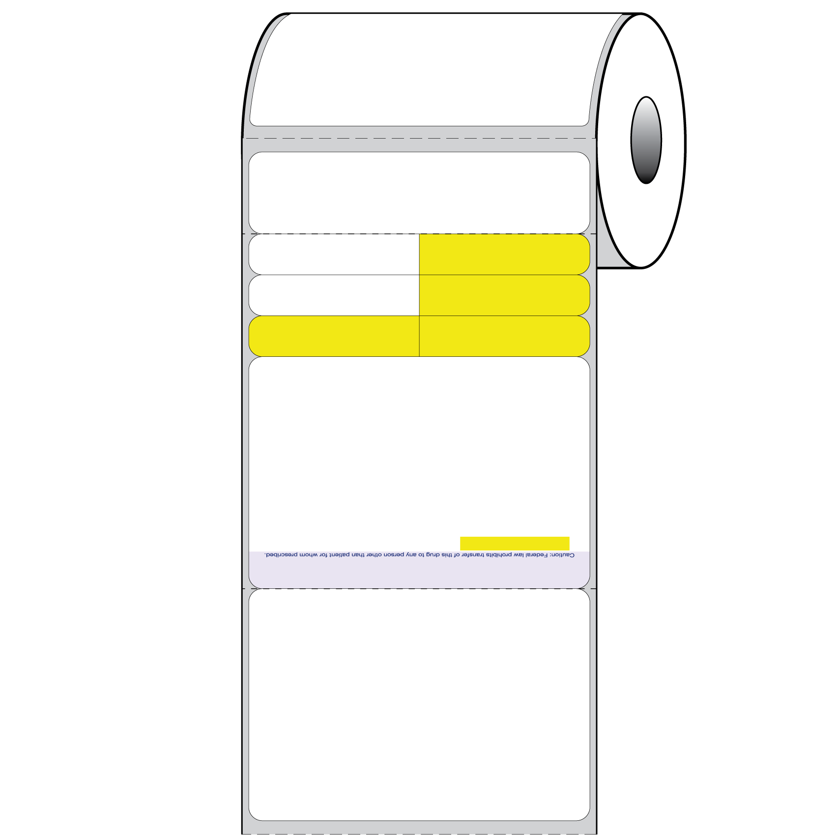 DT LABEL 3 1/4" x 6 3/8"; 3 PARTS + AUX LABELS; PRxPH - Image 3