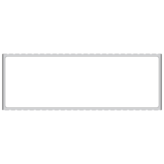 DT LABEL 4 1/4" x 1 1/2"; BACK TAG LABEL (DTBT-3)