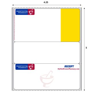 MEDICENTER LOGO DT RX LABEL