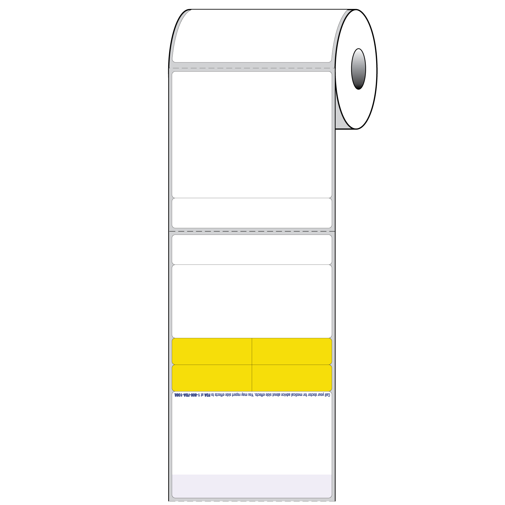 DT LABEL 3 1/8" x 8 1/8"; 5 PARTS + AUX LABELS - Image 3