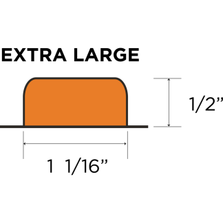 M-Blister, 30 ct XL, Amber, 1/2"