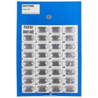 M-Card, 31 ct., MedTime, Bedtime (Blue)