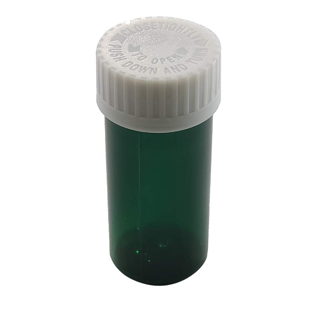 Green P-Series Vials With CR Cap 40dr/150cc