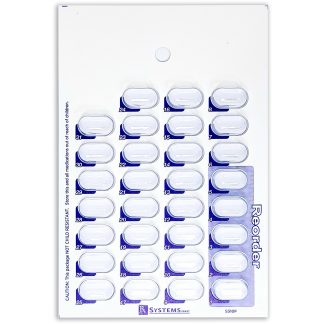 SYNMED Card 31 ct w/ Large Blister 3/8″ (SKU# S1315F)