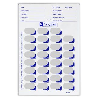 SynMed Pill Card Back 31ct