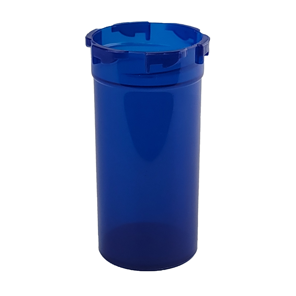 Blue Strata Vials 16 dr. Without Cap