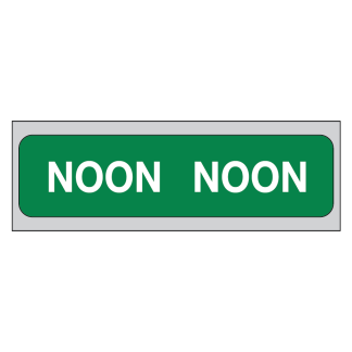 "NOON NOON"