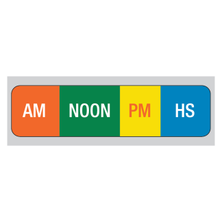 "AM/NOON/PM/HS"