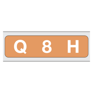 "Q 8 H"