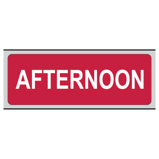 "AFTERNOON" (OVERSIZED)