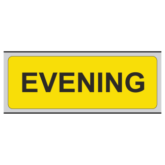 "EVENING" (OVERSIZED)