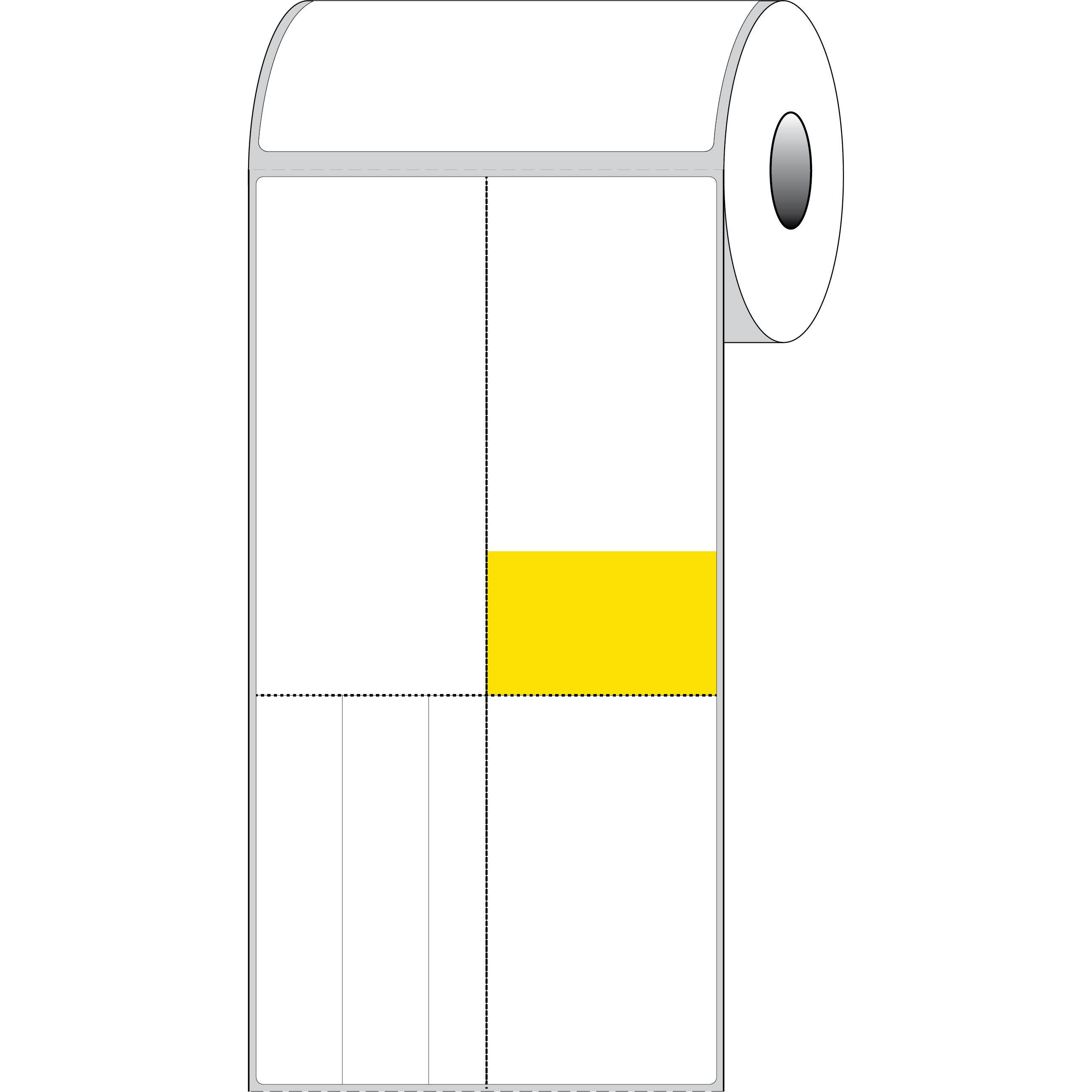 DT LABEL 4 1/8" x 8"; 6 PARTS w/ INCLUSIVE AUX LABELS - Image 2